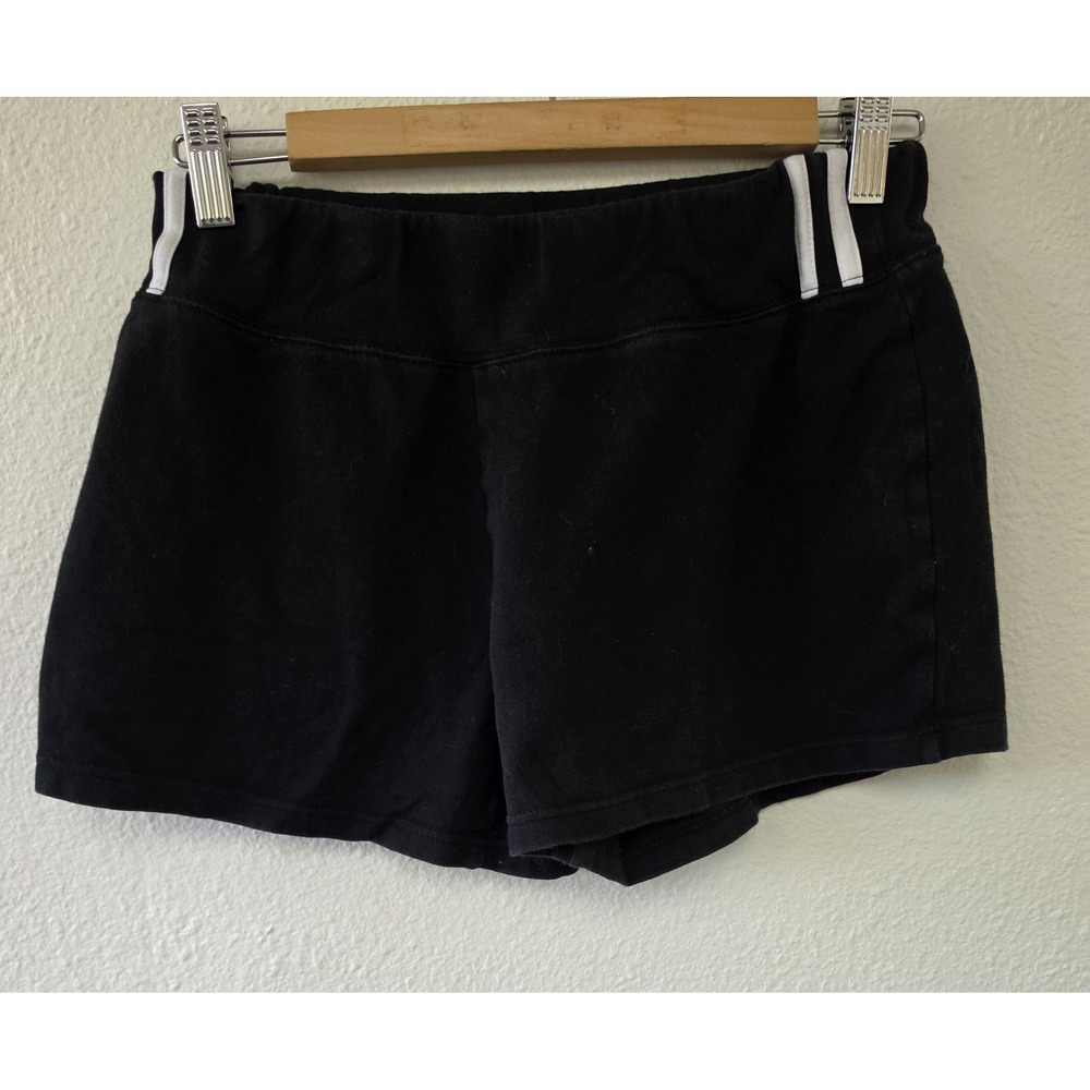 G.W. Women's Black Athletic Shorts Size M Solid Casual Activewear Athleisure